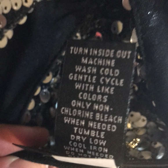 INC  sequin top - Picture 3 of 3